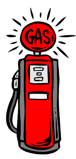 Cartoon gas pump