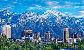 salt lake city skyline downtown