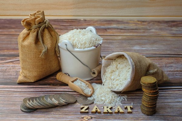 zakat, rice, coins, 